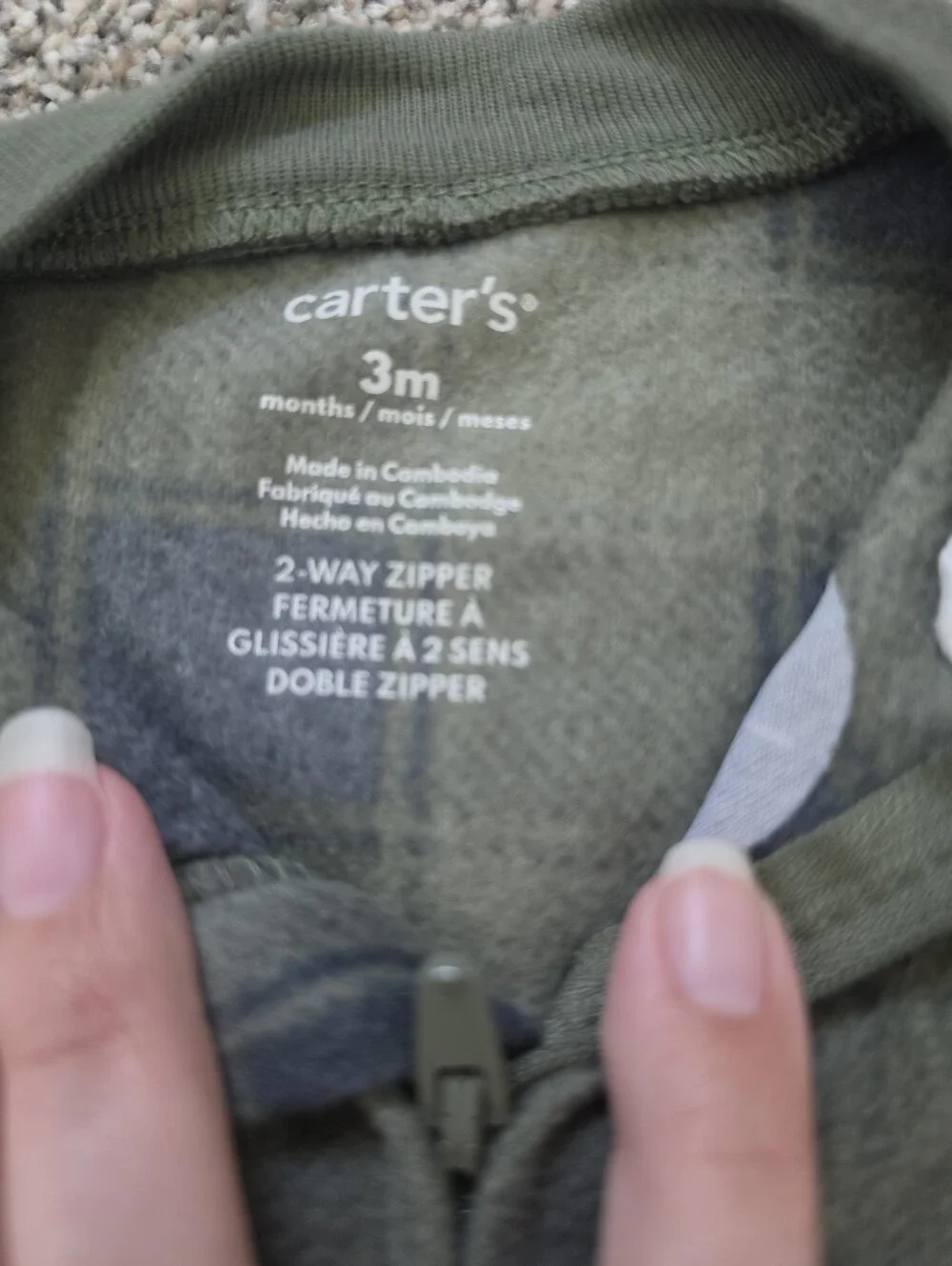 Carter's Fleece Sleepers